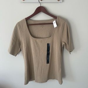 NWT Banana Republic Square Neck Top